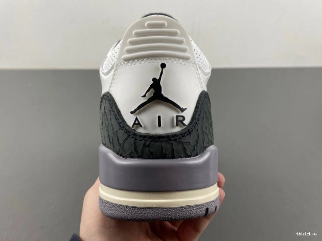 Cheap TBkick Jordan Cement 3 Grey Air CT8532-106 0727